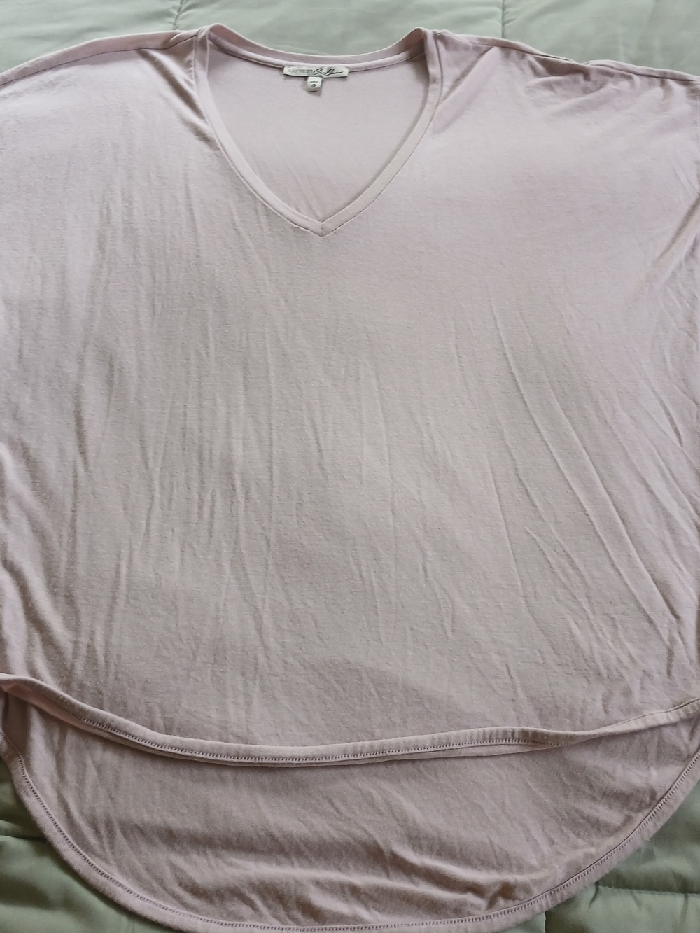 Express Light Pinkish Purple V-Neck Tunic